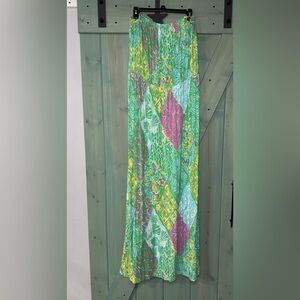 Lilly Pulitzer Colorful Patterned Maxi dress guc size XL super cute
